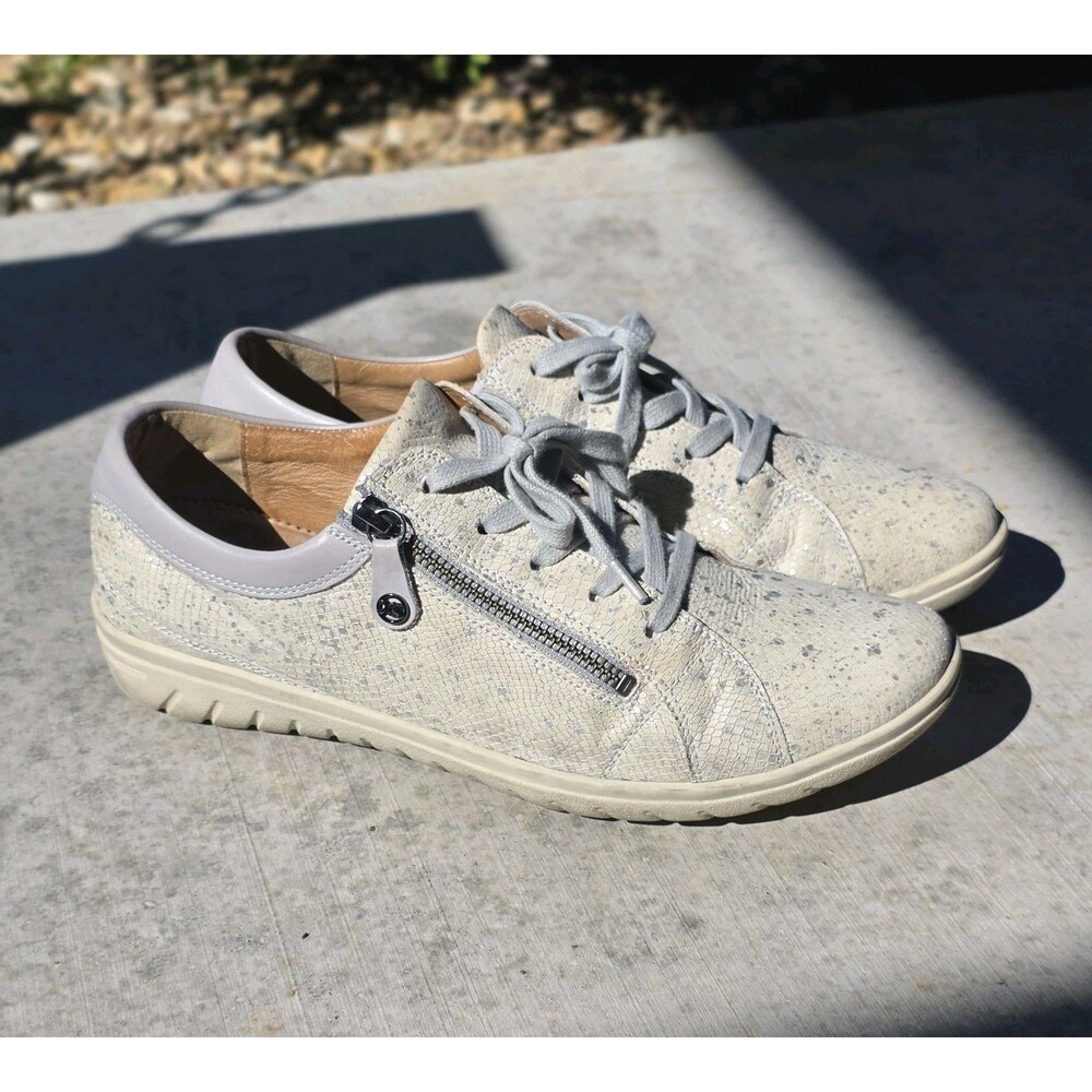 Hartjes - XS Casual 2 Aluminum Lace w/ Zip UK 7.5, US 10 Women's Comfort Shoes
